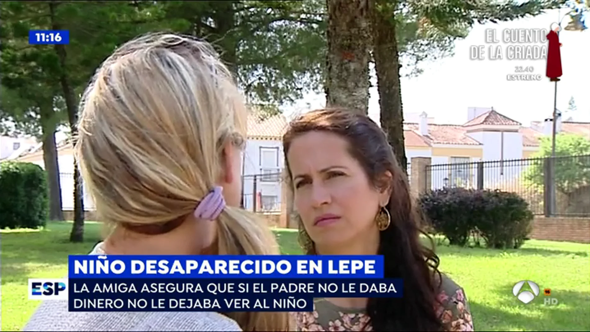 Espejo Público habla con una amiga de la madre que secuestró a su hijo en Lepe: "Buscaba hombres con dinero para quedarse embarazada"
