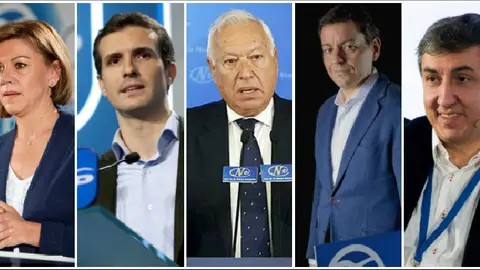 Candidatos a liderar el PP Candidatos a liderar el PP