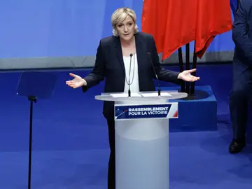 La eurodiputada ultraderechista, Marine Le Pen La eurodiputada ultraderechista, Marine Le Pen