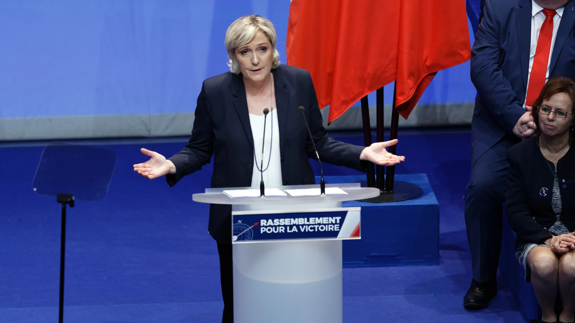 La eurodiputada ultraderechista, Marine Le Pen La eurodiputada ultraderechista, Marine Le Pen