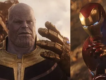 Iron Man y Thanos en 'Vengadores: Infinity War' Iron Man y Thanos en 'Vengadores: Infinity War'