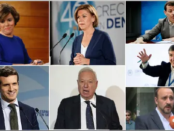 Candidatos a liderar el PP Candidatos a liderar el PP