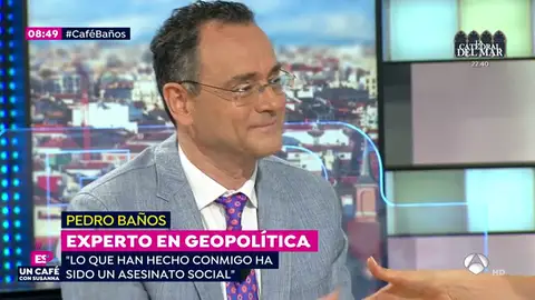 El coronel Baños, sobre la campaña que le hizo perder el cargo de director de Seguridad Nacional: "Lo ocurrido conmigo es un asesinato social" El coronel Baños, sobre la campaña que le hizo perder el cargo de director de Seguridad Nacional: "Lo ocurrido conmigo es un asesinato social"
