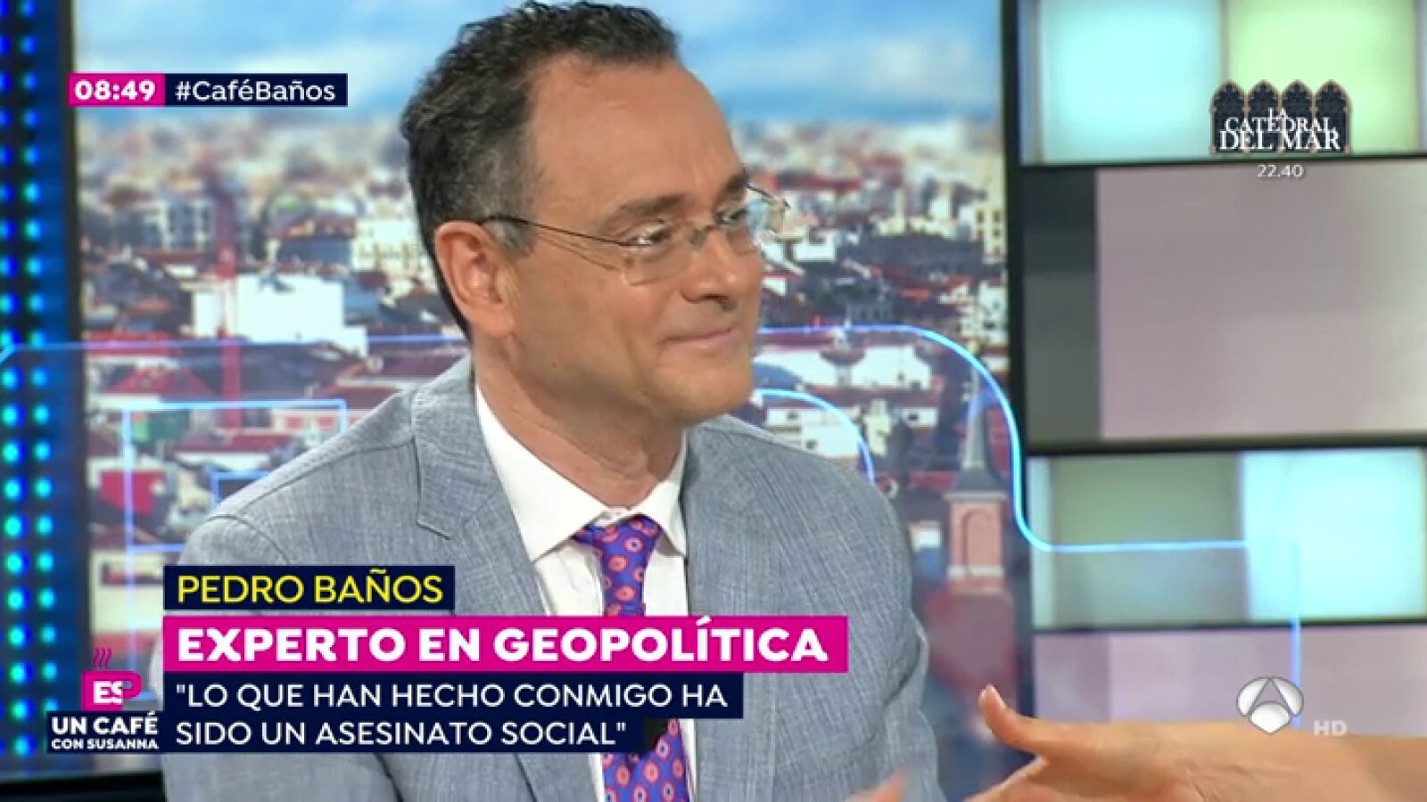 El coronel Baños, sobre la campaña que le hizo perder el cargo de director de Seguridad Nacional: 