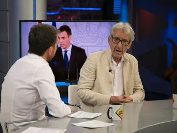 José Sacristán y Pablo Motos repasan la actualidad de Cataluña en 'El Hormiguero 3.0' José Sacristán y Pablo Motos repasan la actualidad de Cataluña en 'El Hormiguero 3.0'