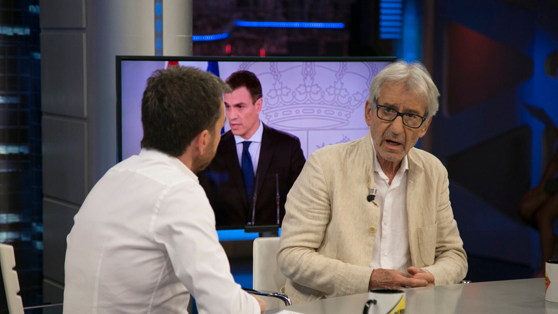 Jos&eacute; Sacrist&aacute;n y Pablo Motos repasan la actualidad de Catalu&ntilde;a en 'El Hormiguero 3.0'