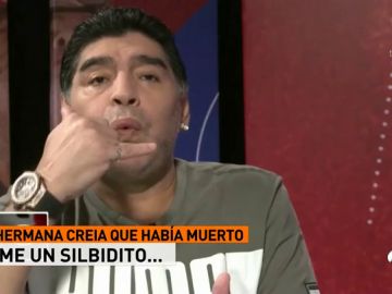 Maradona busca a la persona que grabó el audio de su supuesta muerte: "¿Te parece que estoy muerto?"
