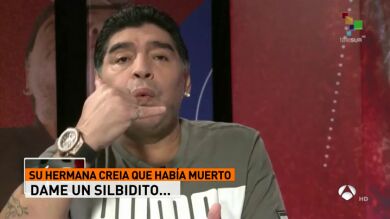 Maradona busca a la persona que grabó el audio de su supuesta muerte: 