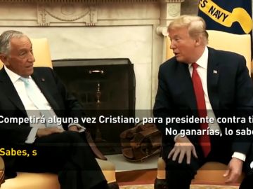 Trump bromea sobre una hipotética candidatura de Cristiano a la presidencia de Portugal