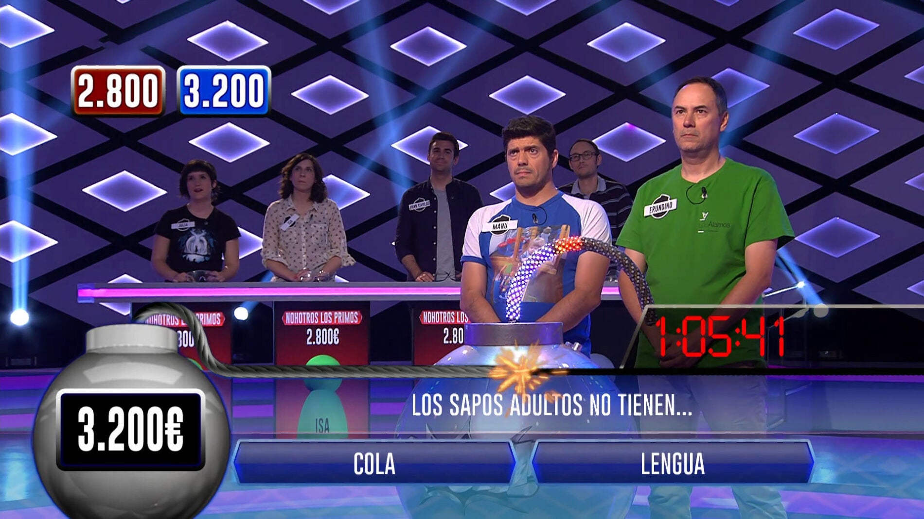 'Los Lobos' remontan en la bomba clasificatoria de '&iexcl;Boom!'