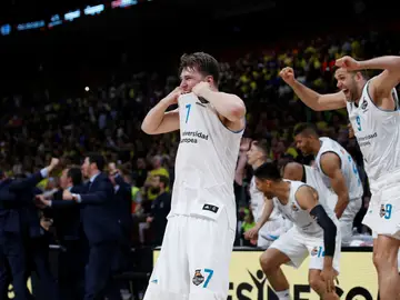Luka Doncic, en la final de la Euroliga Luka Doncic, en la final de la Euroliga