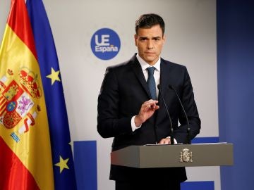 El presidente del Gobierno español, Pedro Sánchez