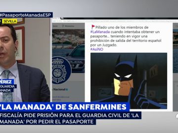  El abogado del guardia civil de 'La Manada': "El 'tuit' de la Policía fue malintencionado, ha habido un malentendido"