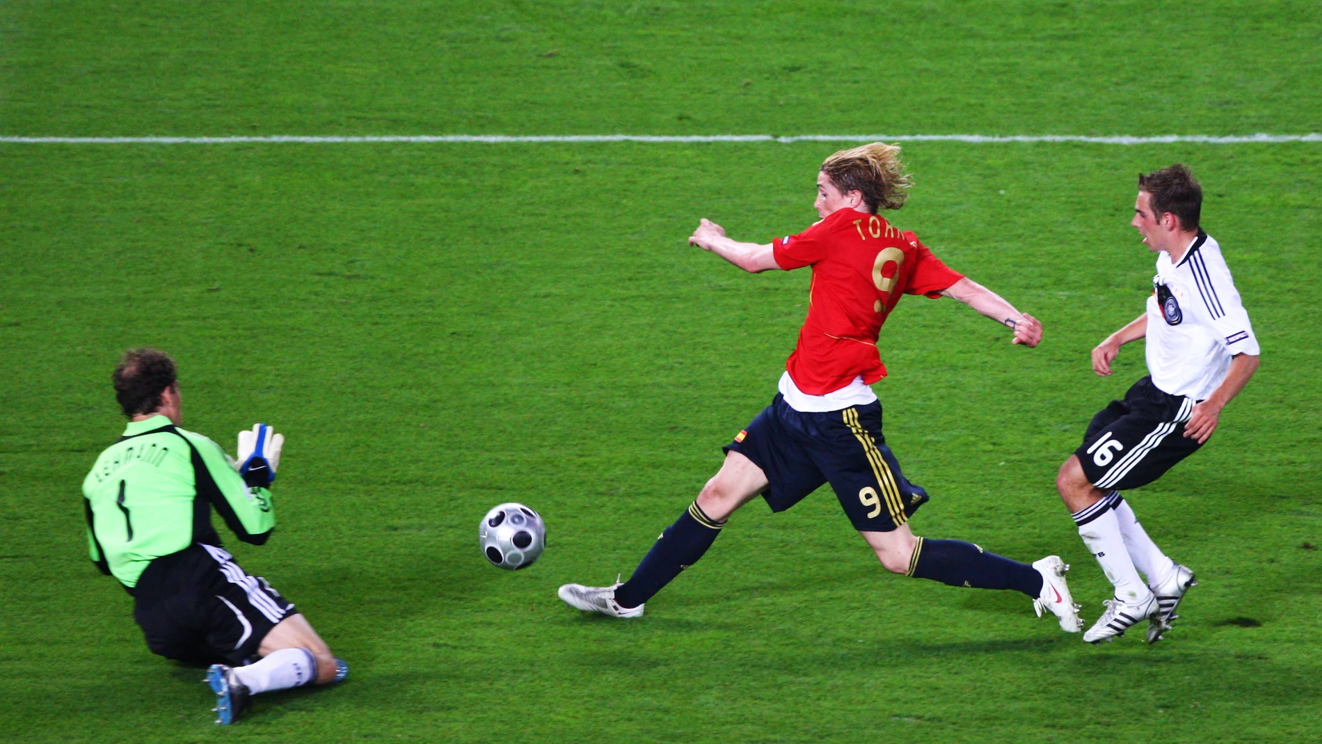 El histórico gol de Torres a Alemania en la Eurocopa de 2008 El histórico gol de Torres a Alemania en la Eurocopa de 2008
