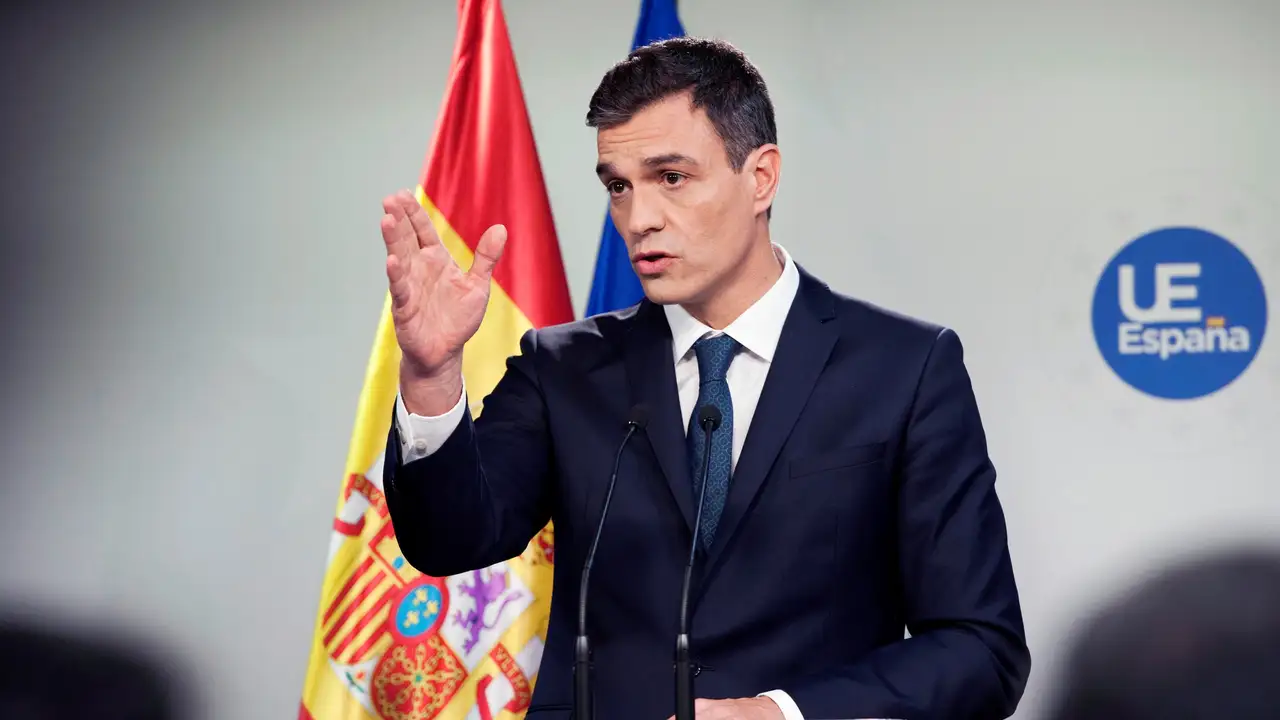 El presidente del Gobierno, Pedro Sánchez