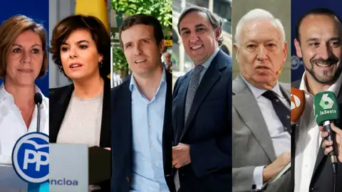 Candidatos a liderar el PP Candidatos a liderar el PP