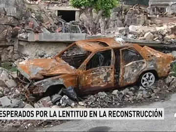 Los vecinos de Tui afectados por la explosión visitan sus casas, un mes después, sin haber recibido aún las ayudas para la reconstrucción Los vecinos de Tui afectados por la explosión visitan sus casas, un mes después, sin haber recibido aún las ayudas para la reconstrucción
