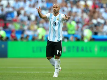 Mascherano, con Argentina Mascherano, con Argentina
