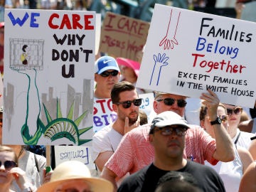 Manifestación en Washington contra la separación de familias