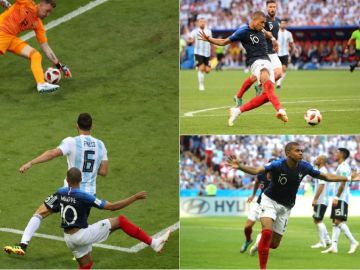 Mbappé, el gran protagonista del Francia vs Argentina
