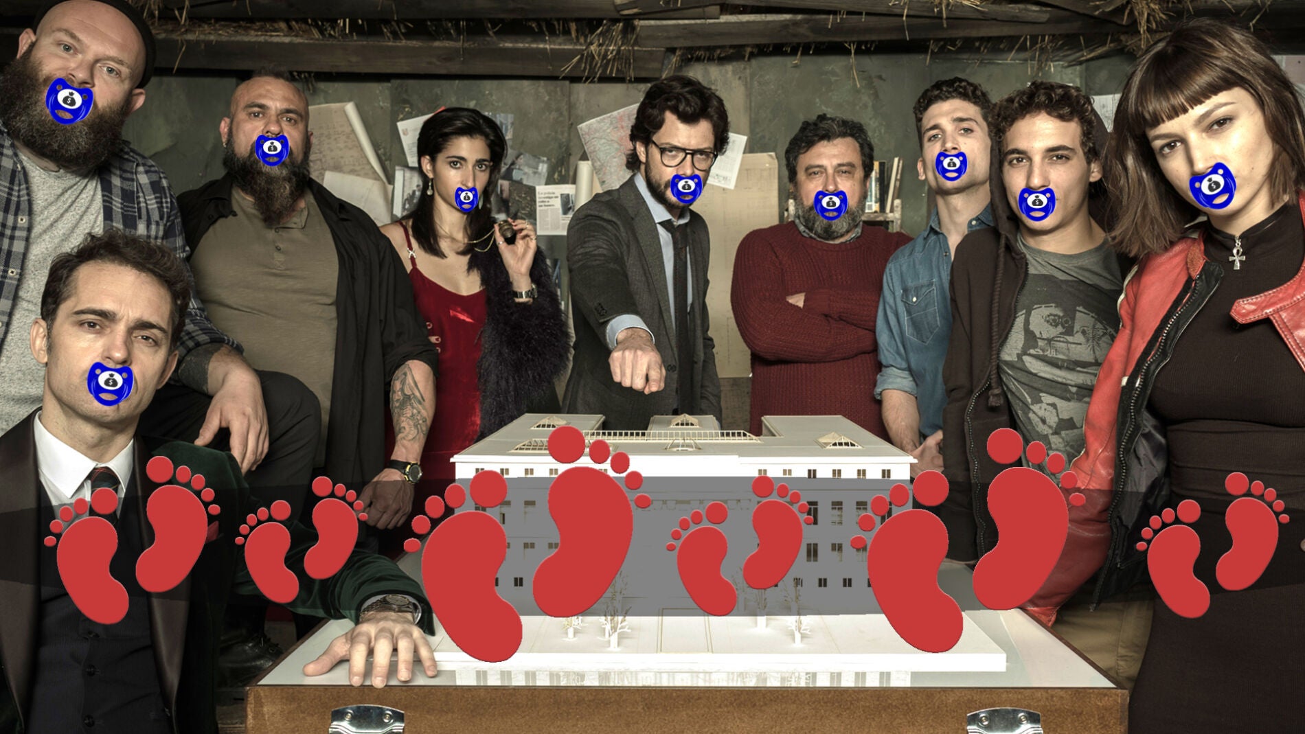 Las im&aacute;genes de la infancia m&aacute;s entra&ntilde;ables de los protagonistas de 'La casa de papel'