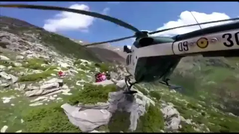 Rescates en el Pirineo aragonés Rescates en el Pirineo aragonés