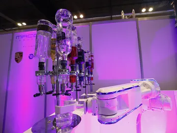 Imagen de un robot científico Imagen de un robot científico
