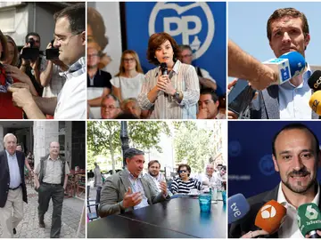 Los seis candidatos a la presidencia del PP Los seis candidatos a la presidencia del PP