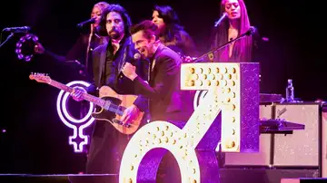 The Killers durante un concierto The Killers durante un concierto