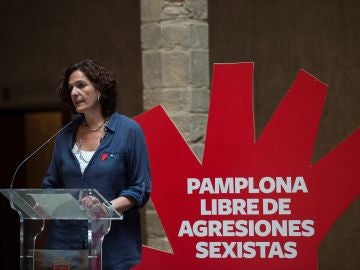 La concejala de Seguridad Ciudadana del Ayuntamiento de Pamplona, Itziar Gómez.