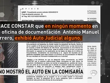 Guerrero no llevaba consigo el auto judicial Guerrero no llevaba consigo el auto judicial