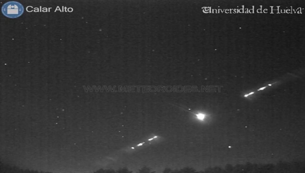 Un meteoro sobrevuela los cielos de Sevilla, Córdoba y Málaga