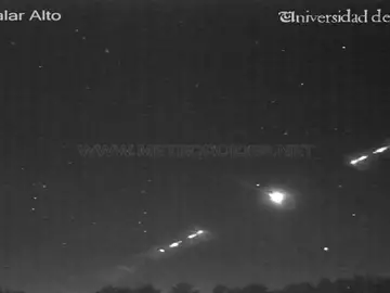 Un meteoro sobrevuela los cielos de Sevilla, Córdoba y Málaga Un meteoro sobrevuela los cielos de Sevilla, Córdoba y Málaga