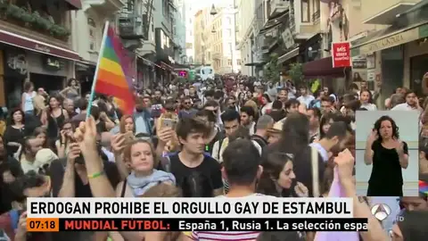Erdogan prohíbe la manifestación del Orgullo Gay en Estambul, Turquía Erdogan prohíbe la manifestación del Orgullo Gay en Estambul, Turquía