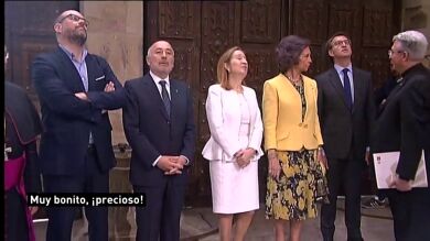 REEMPLAZO: Así ha quedado el pórtico de la gloria de la catedral de Santiago 