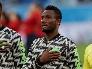 Obi Mikel en el Mundial de Rusia