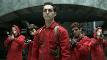 Los protagonistas de 'La casa de papel'