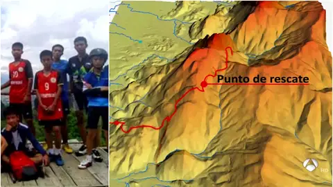 El peligroso rescate de los 12 niños atrapados en una cueva en Tailandia El peligroso rescate de los 12 niños atrapados en una cueva en Tailandia
