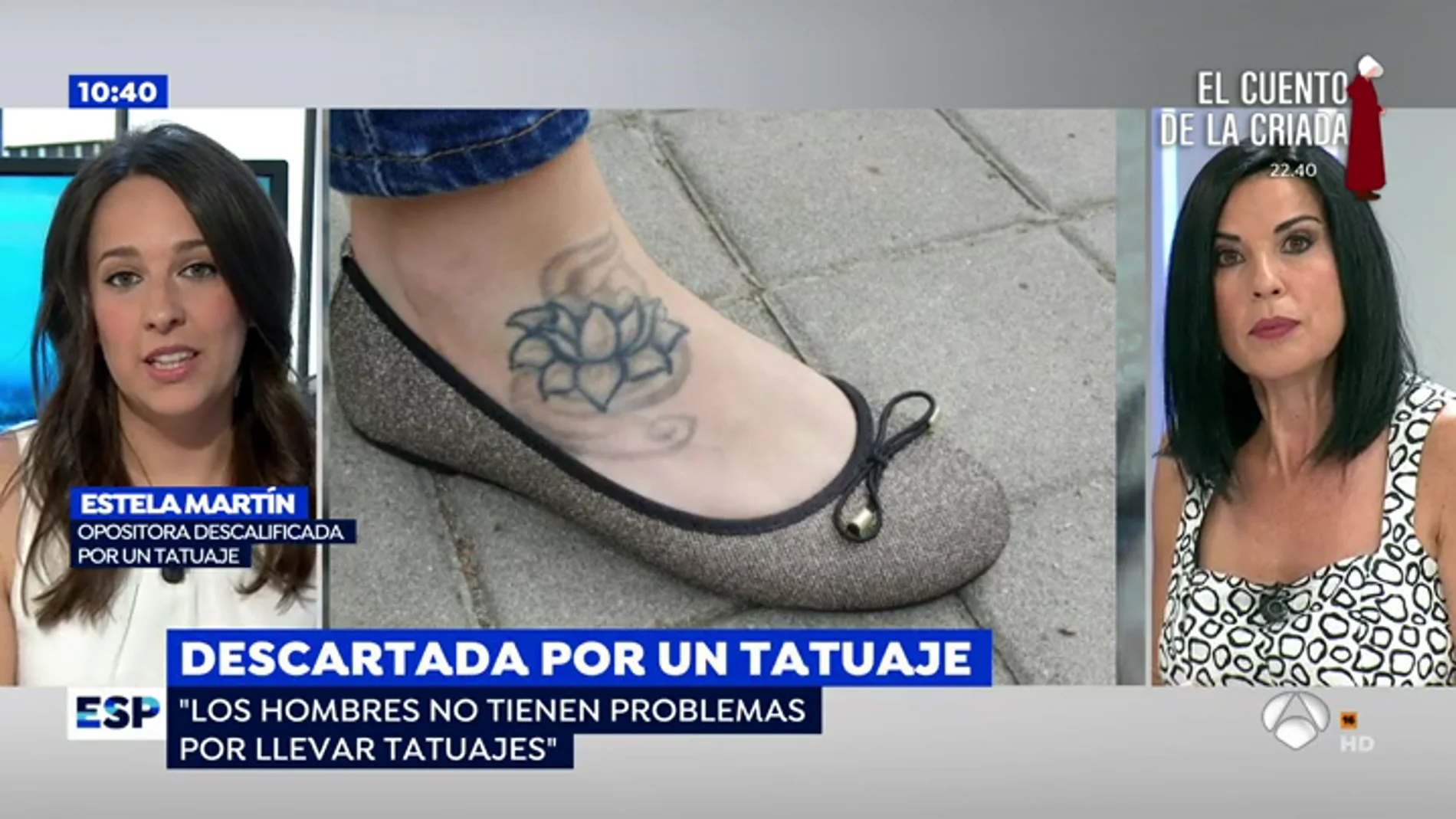 Descalifican a una opositora a psicóloga militar por un tatuaje en el empeine