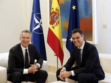 El presidente del Gobierno, Pedro Sánchez, se reúne con el secretario general de la OTAN, Jens Stoltenberg