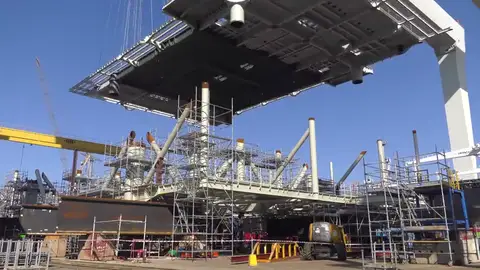 Navantia Navantia entrega a Iberdrola la subestación Andalucía II, el proyecto eólico marino más grande del mundo