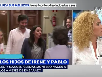 Cristina Fernández: "A Irene Montero se le puede haber adelantado el parto por un estado anímico complicado" Cristina Fernández: "A Irene Montero se le puede haber adelantado el parto por un estado anímico complicado"