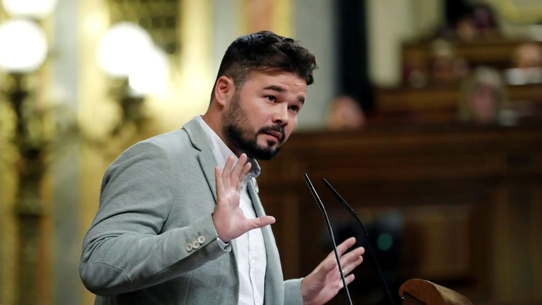Gabriel Rufián en el Congreso Gabriel Rufián en el Congreso