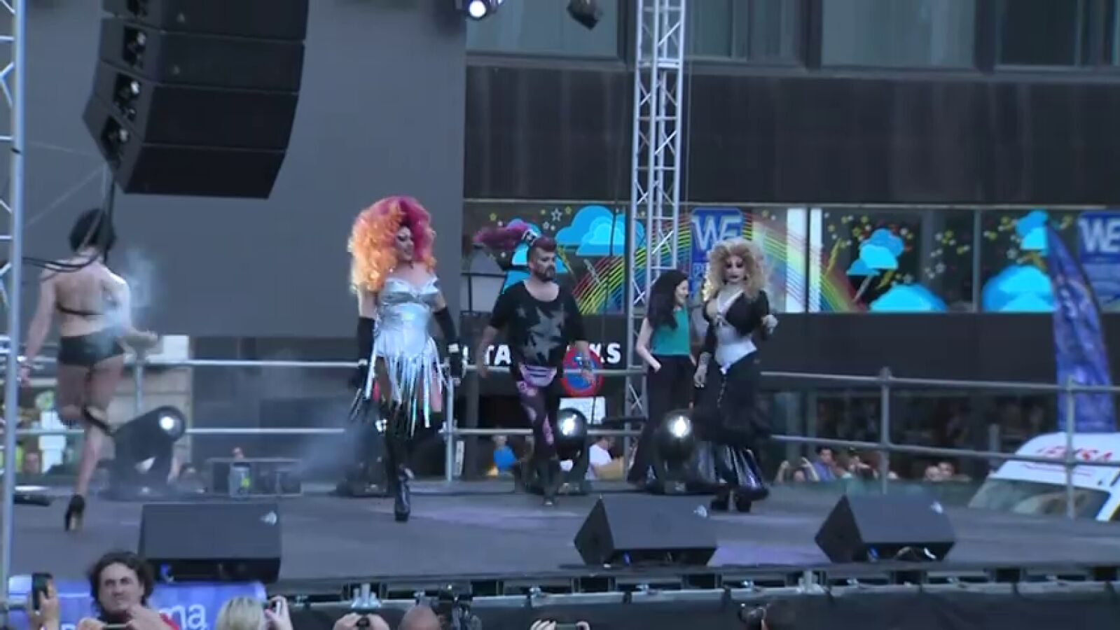 Madrid celebra la fiesta del Orgullo LGTBI 2018 en la plaza Pedro Zerolo 