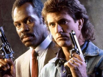 Mel Gibson y Danny Glover en 'Arma Letal'