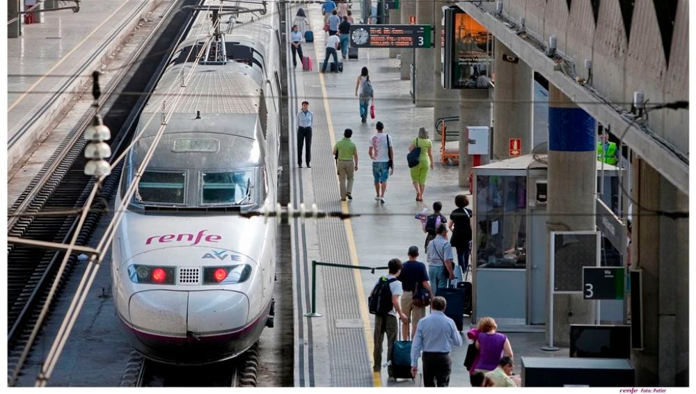 Un tren Ave de Renfe.