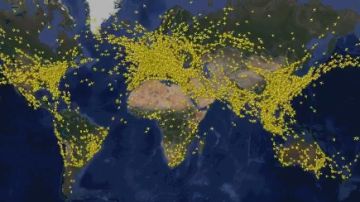 Vuelos monitorizados por Flightradar24