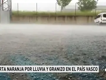 Alerta naranja por lluvia y granizo en el norte de España Alerta naranja por lluvia y granizo en el norte de España