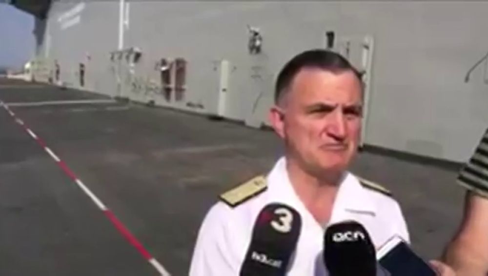 El almirante de la Armada afirma que ellos trabajan por la paz tras las críticas de la CUP