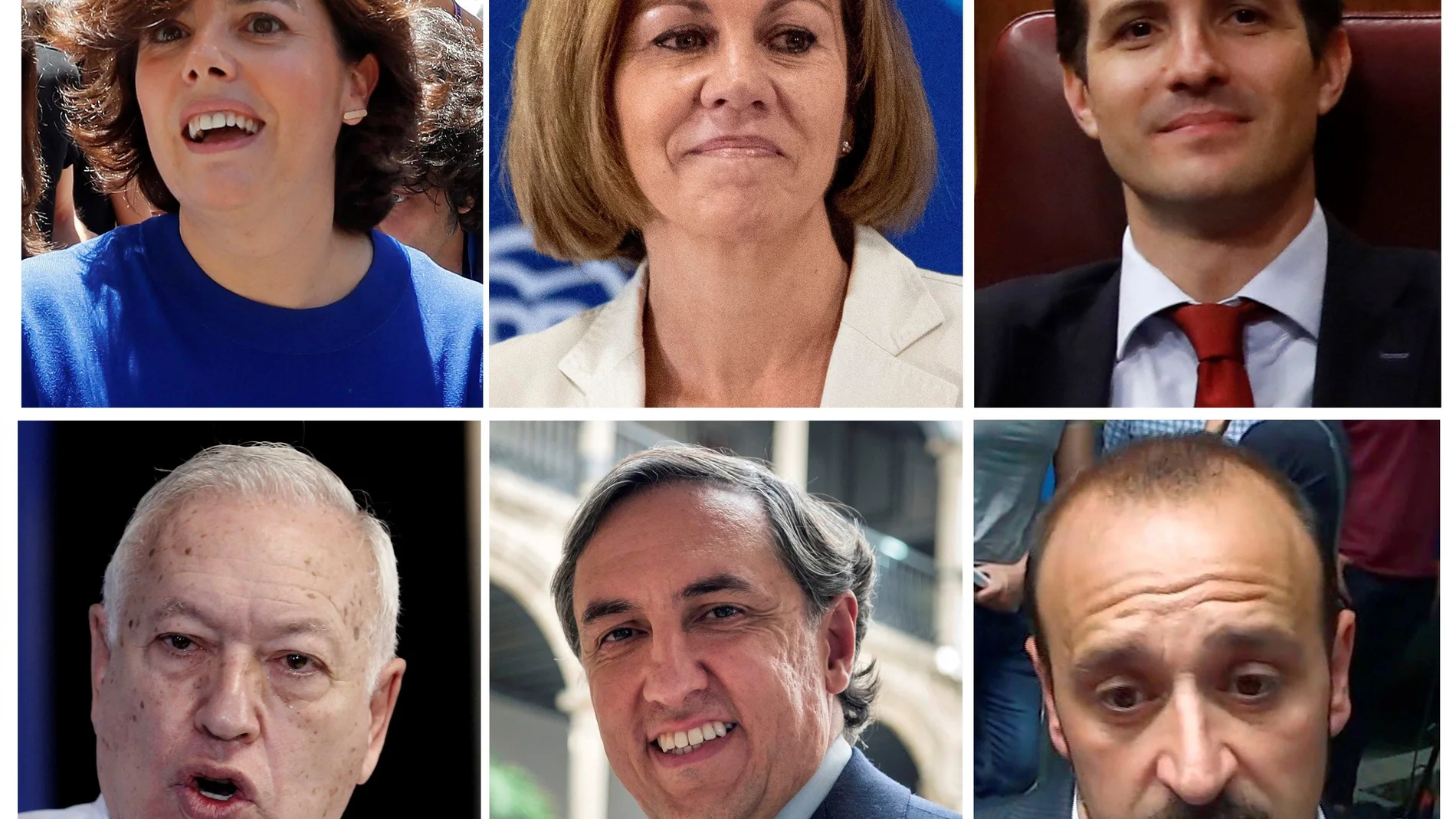 Los candidatos a las primarias del Partido Popular Los candidatos a las primarias del Partido Popular